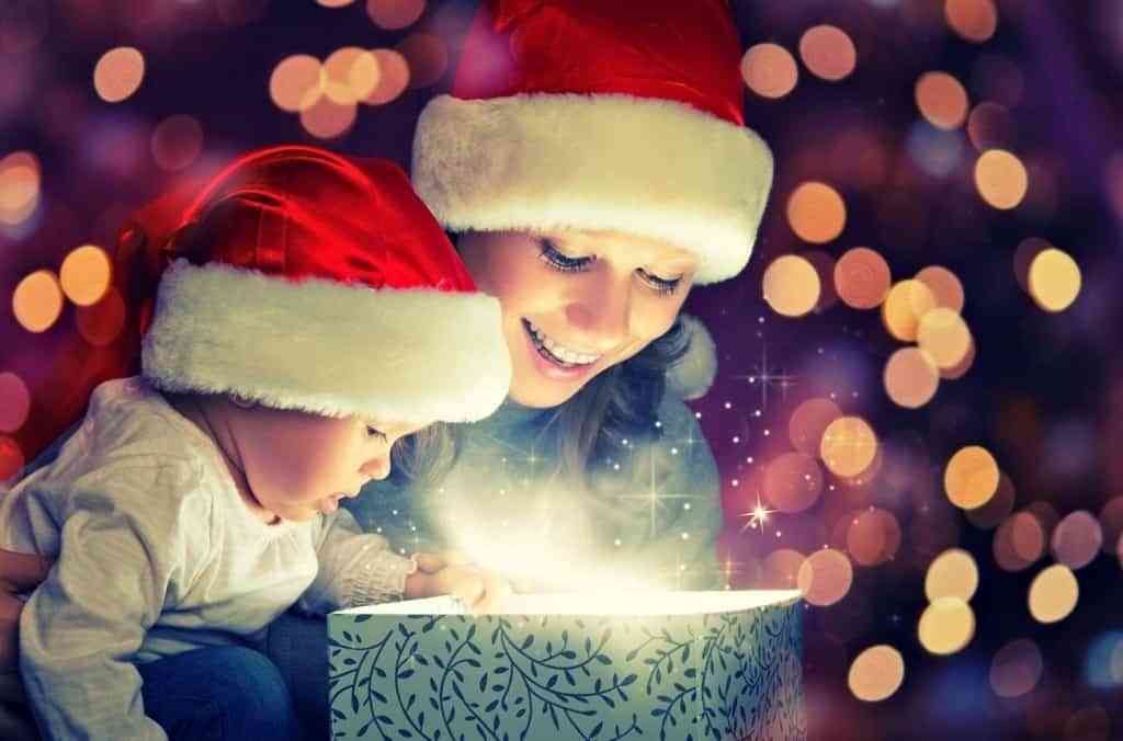 NAVIDAD nino y madre dp